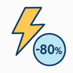 توفير حتى 80٪ من الطاقة