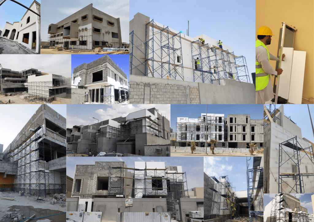 نماذج لأعمال درع المباني EIFS system