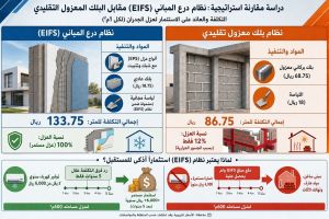 مقارنة بين EIFS والبلك المعزول في التكلفة